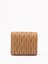Miu Miu Small Matelassé Nappa Leather Wallet