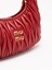 Miu Miu `Wander` Matelassé Leather Hobo Bag