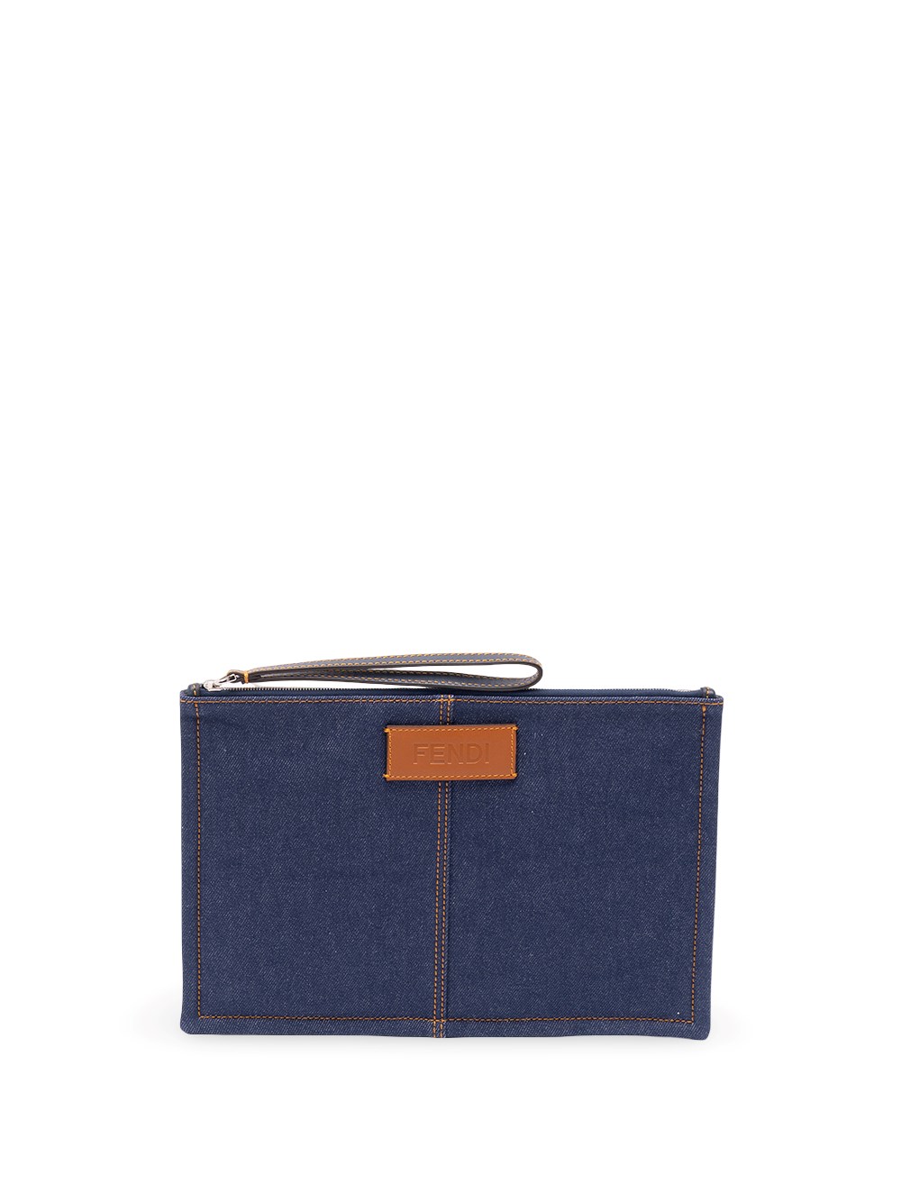 Fendi Flat Pouch Denim