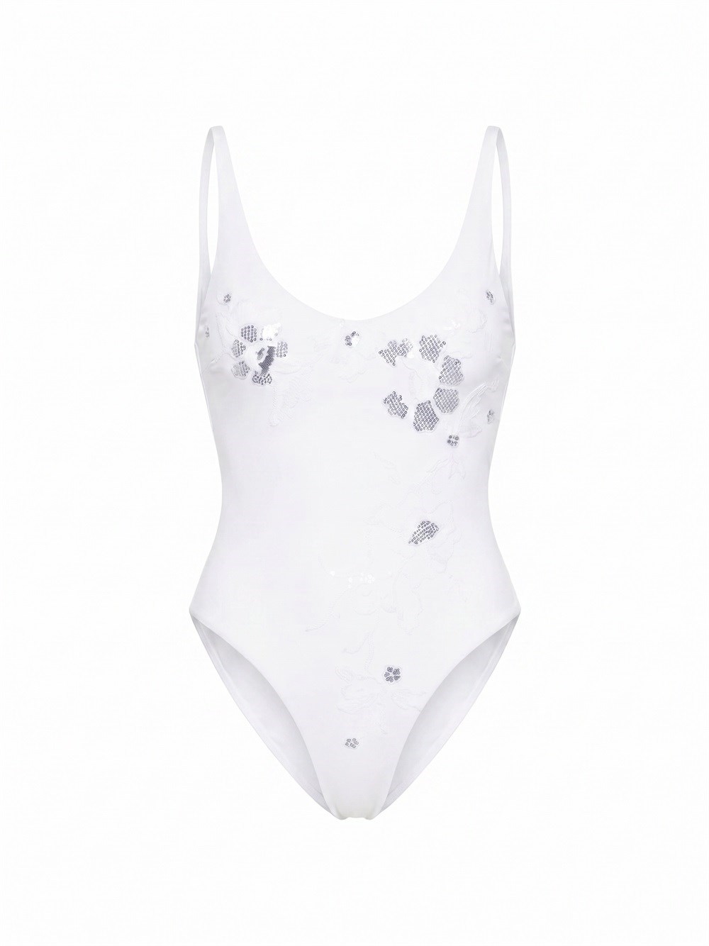 Ermanno Scervino Lingerie One-piece Swimsuit In White