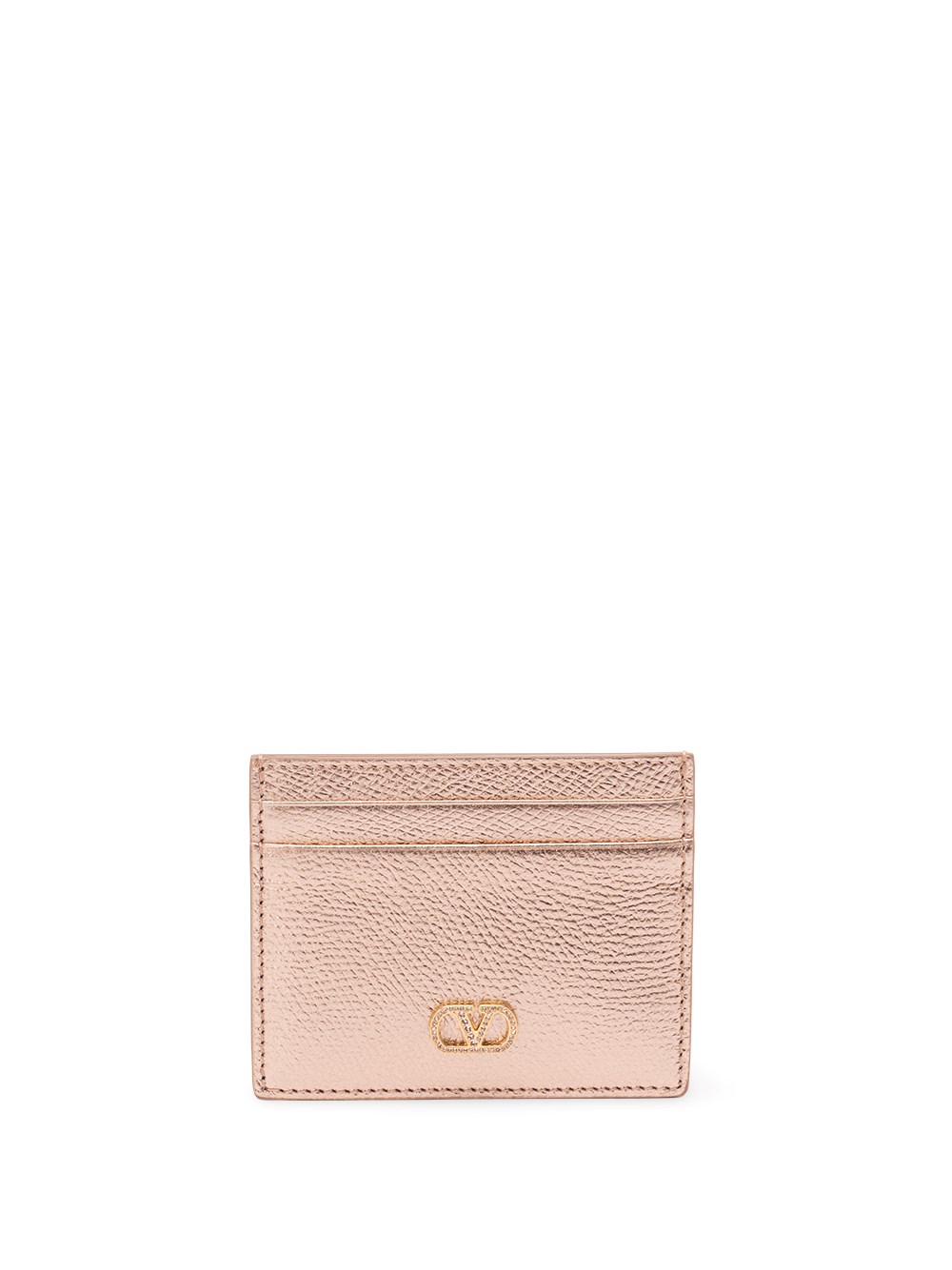 Valentino Garavani Vlogo Signature Card Holder With Jewel Logo
