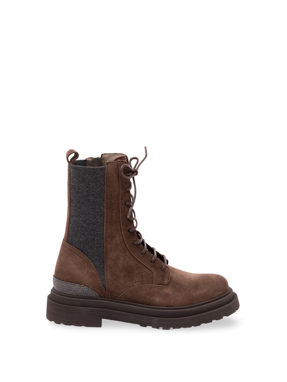 BRUNELLO CUCINELLI Brunello Cucinelli Suede And Knit Boots