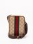 Gucci `GG Coated Web` Crossbody bag