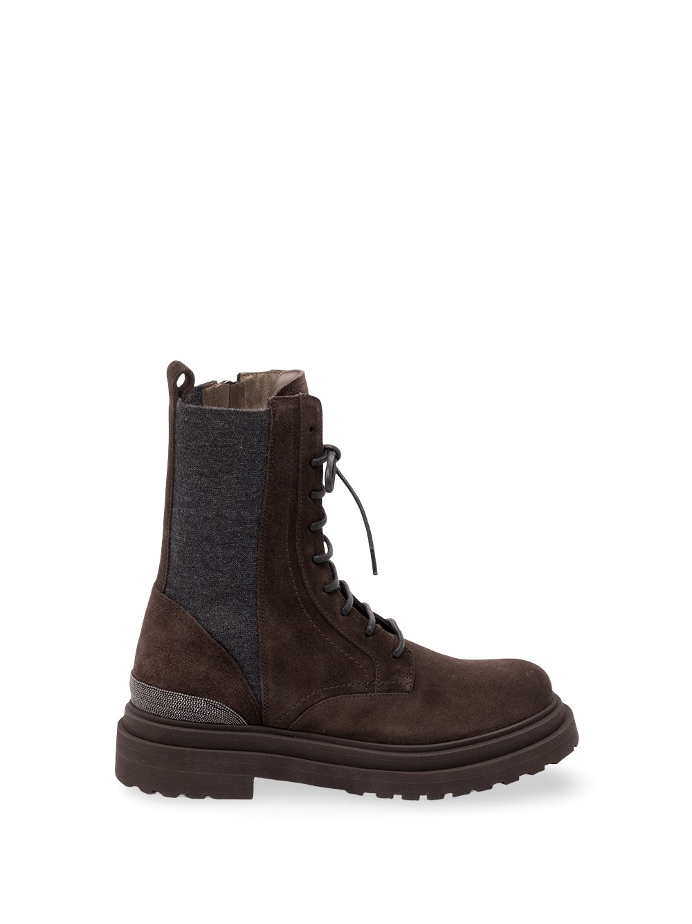 BRUNELLO CUCINELLI Brunello Cucinelli Suede And Knit Boots