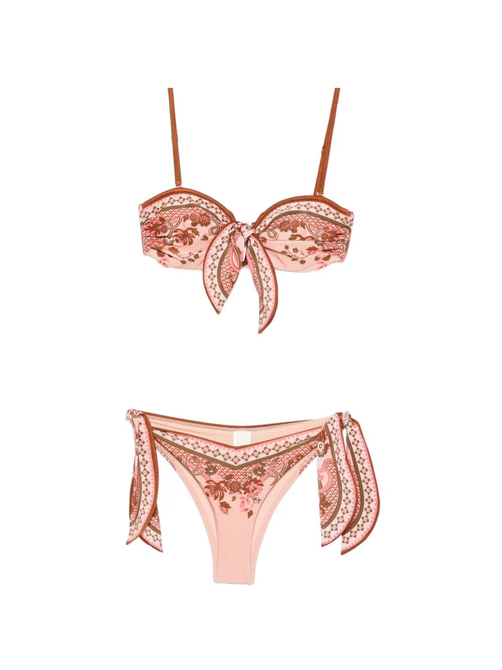 Zimmermann `aster` Bikini In Pink