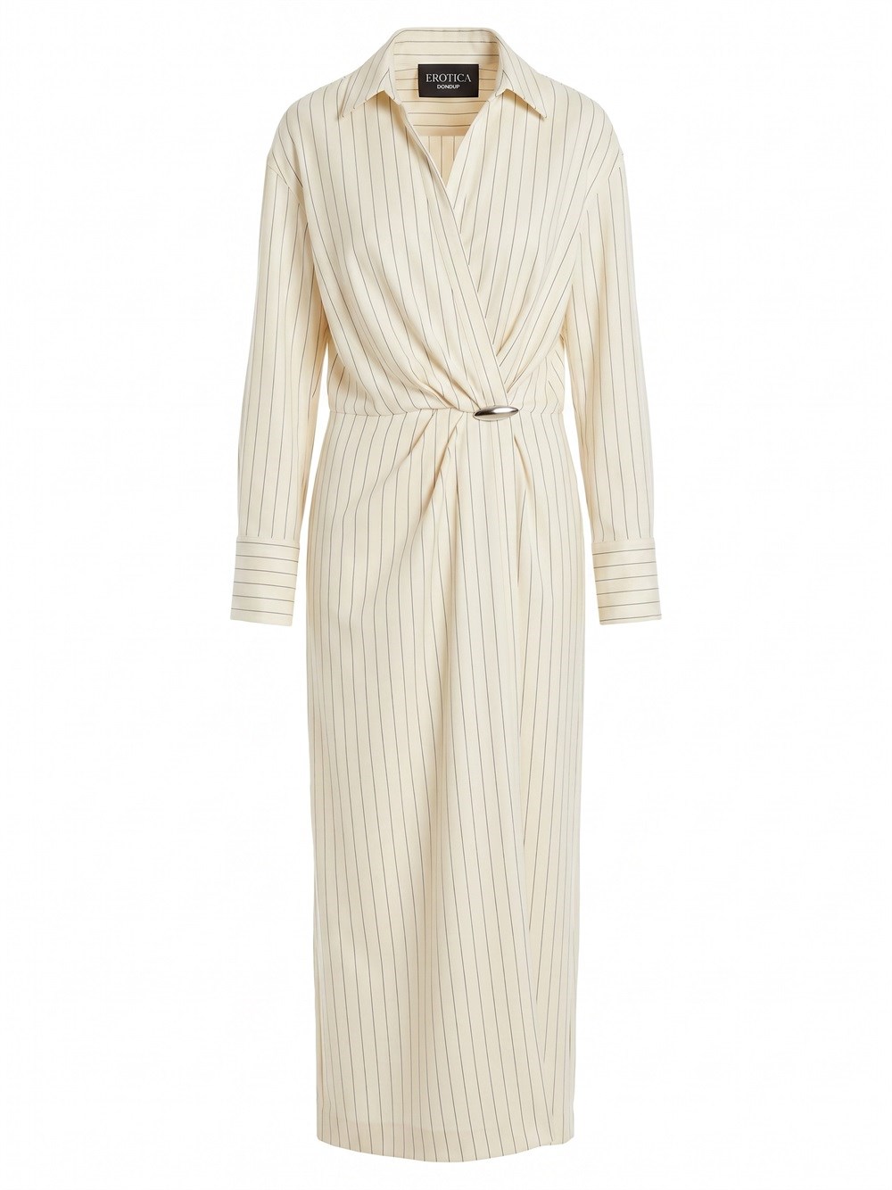 Dondup Chemisier Dress In Neutral