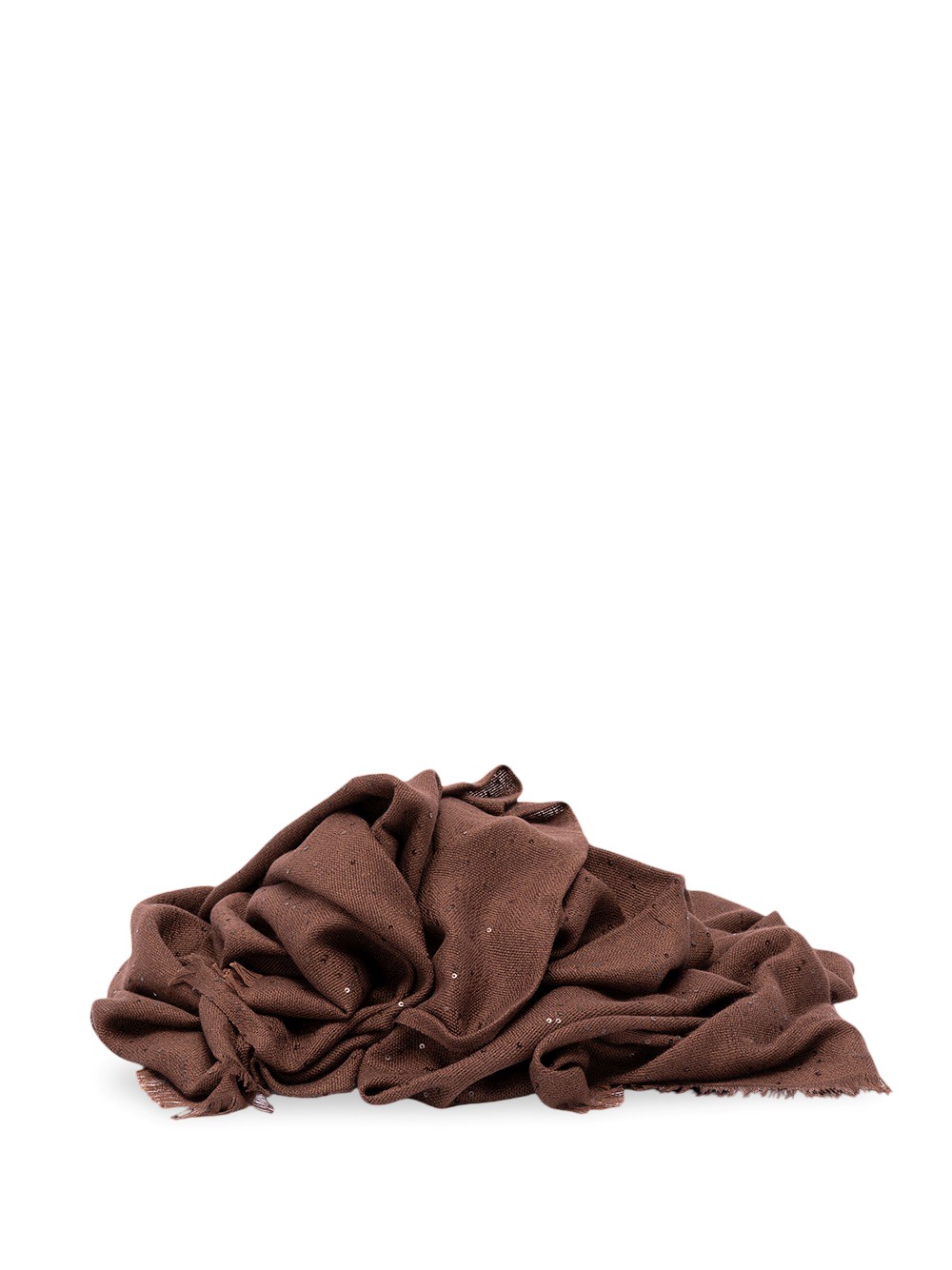 BRUNELLO CUCINELLI Brunello Cucinelli Cashmere And Silk `Diamond` Yarn Scarf　Brunello Cucinelli カシミアとシルクの「ダイヤモンド」糸スカーフ
