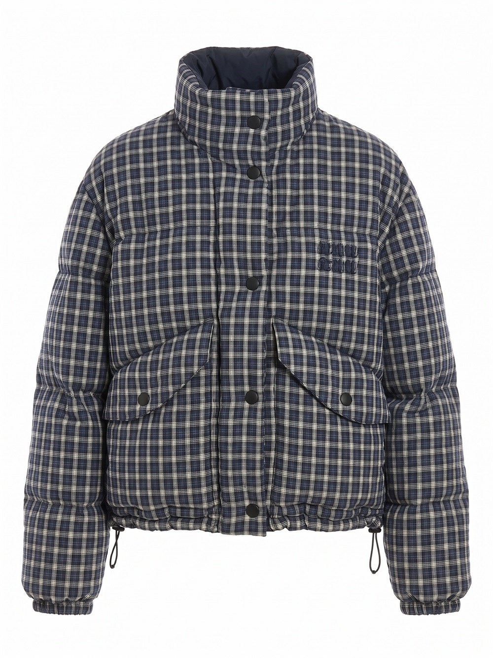 Miu Miu Checked Down Jacket