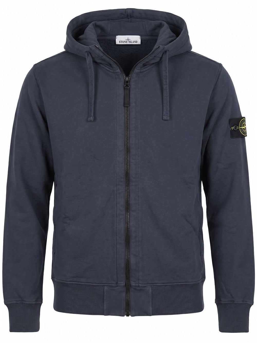 Stone Island Organic Cotton Fleece Hoodie Sweatshirt