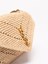 Saint Laurent `Loulou` Small Raffia Bag