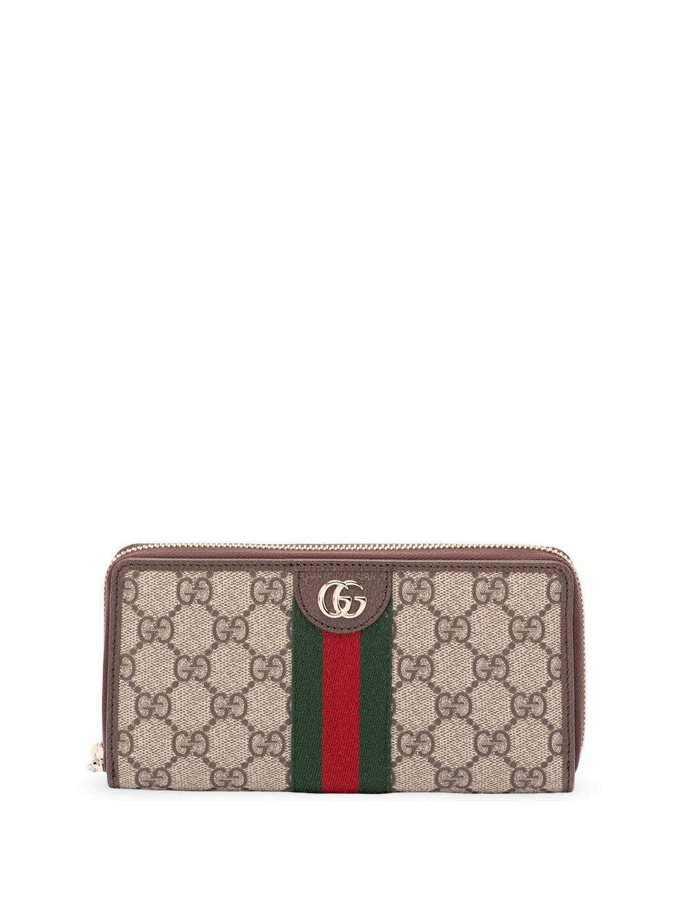 Gucci `ophidia` Wallet In Brown