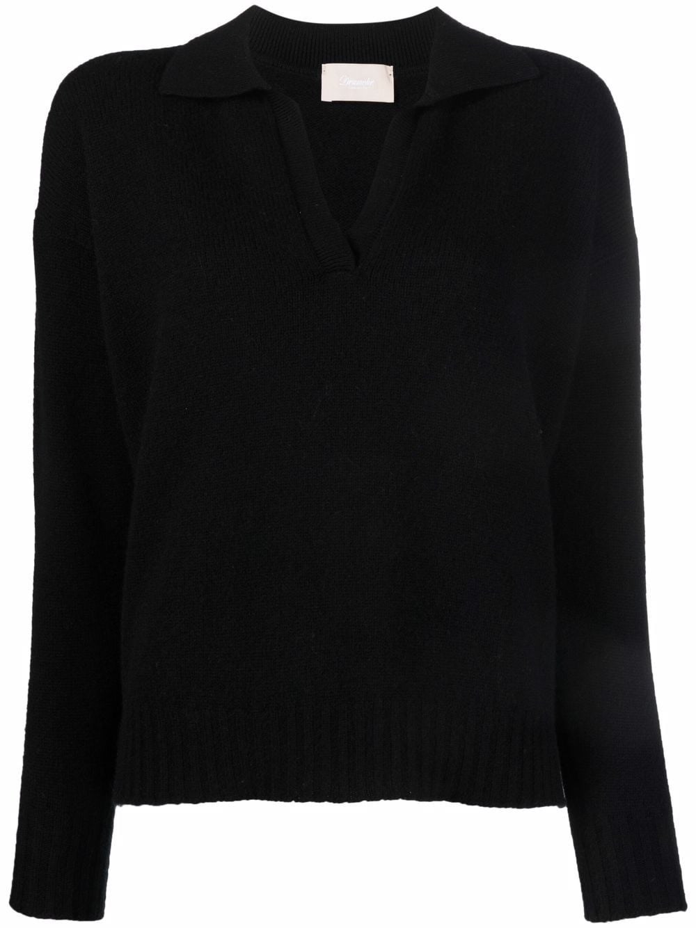 Drumohr Polo-neck Sweater In Black  