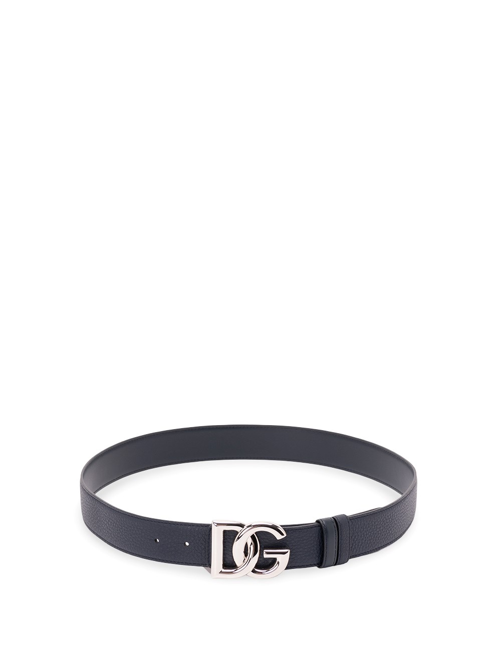 Dolce & Gabbana , Belts, Male, Blue, 100 Cm, Calfskin Belt - Image 3