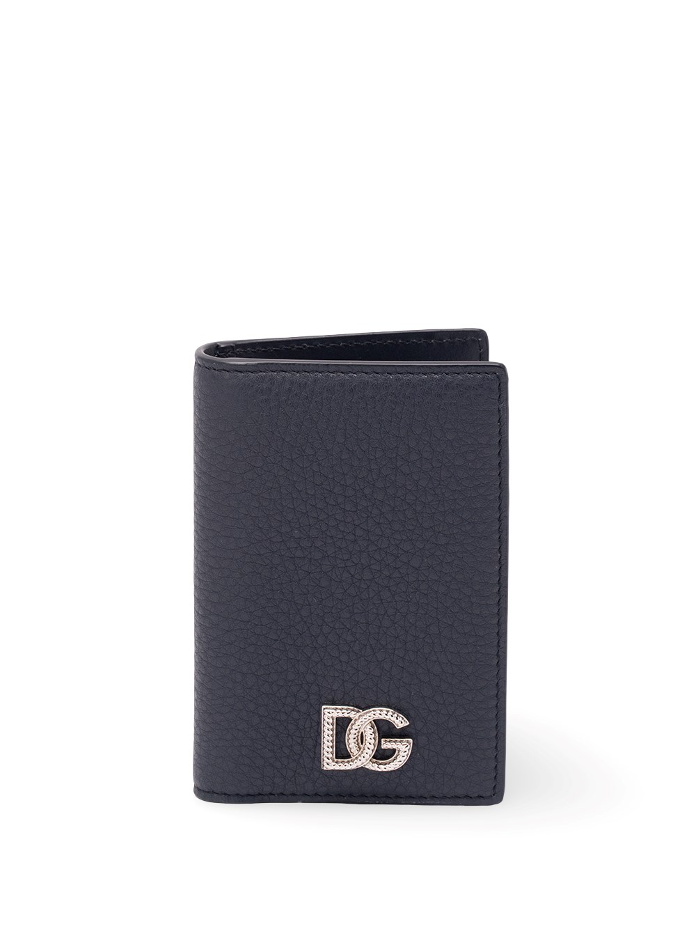 Dolce & Gabbana Card Holder In Calfskin With Logo