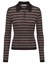 Prada Striped Polo-Neck Sweater