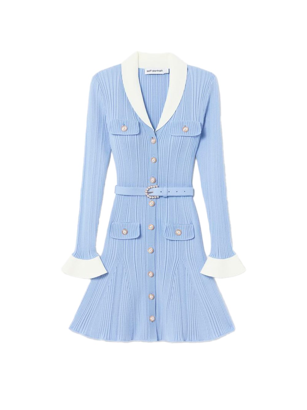Self-Portrait Knit Mini Dress