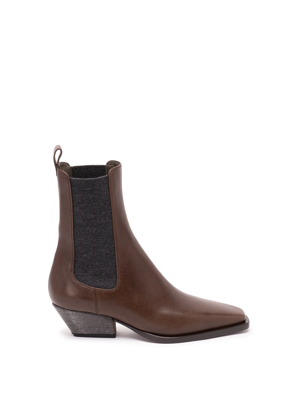 BRUNELLO CUCINELLI Brunello Cucinelli Ankle Boots With Heels　Brunello Cucinelli ヒール付きアンクルブーツ