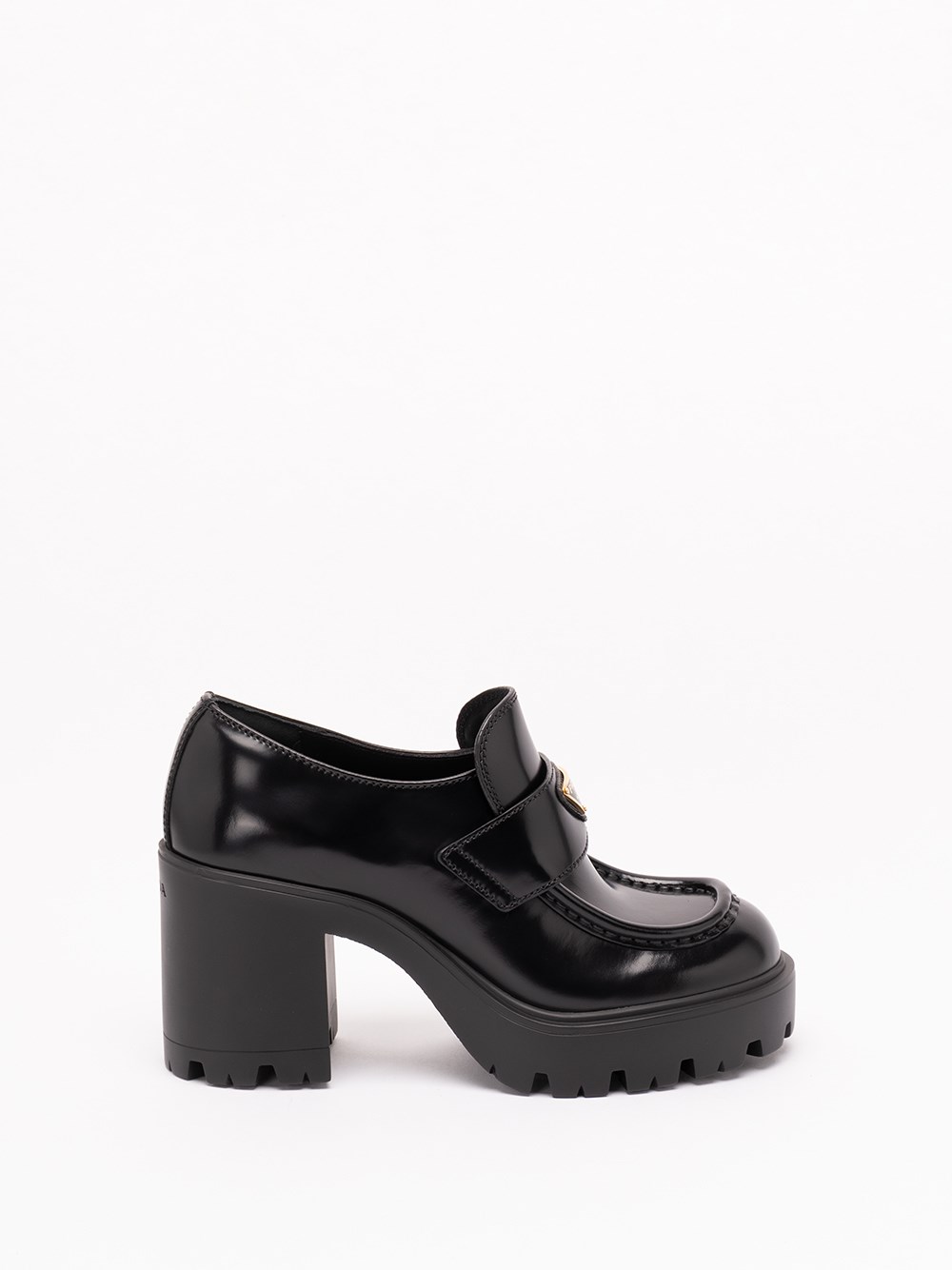 Prada Brushed Leather Loafers