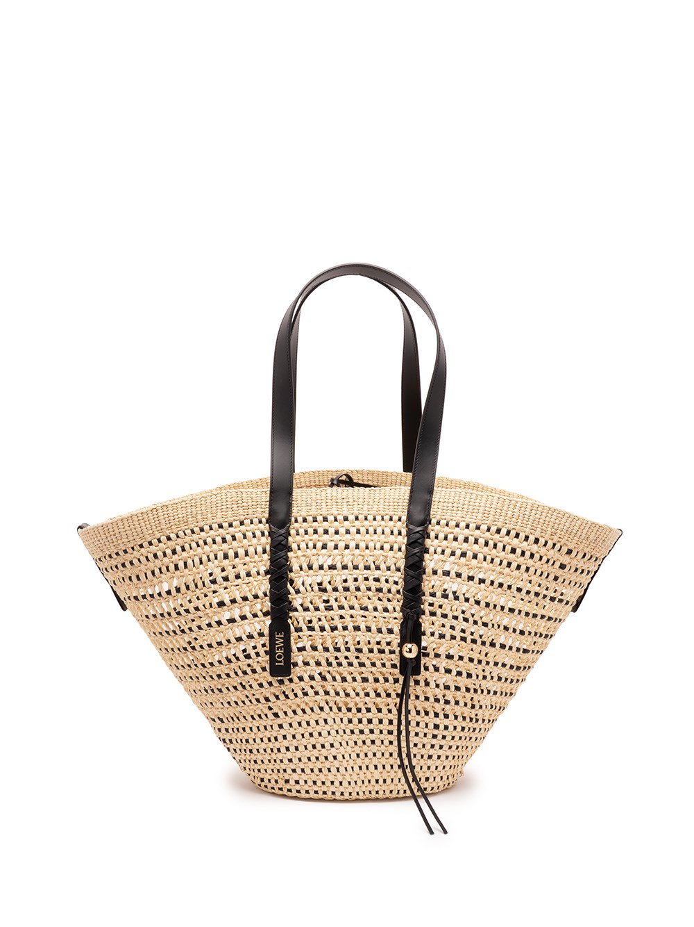 Loewe `braid` Large Basket Bag In Beige