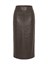 Alberta Ferretti Leather Skirt
