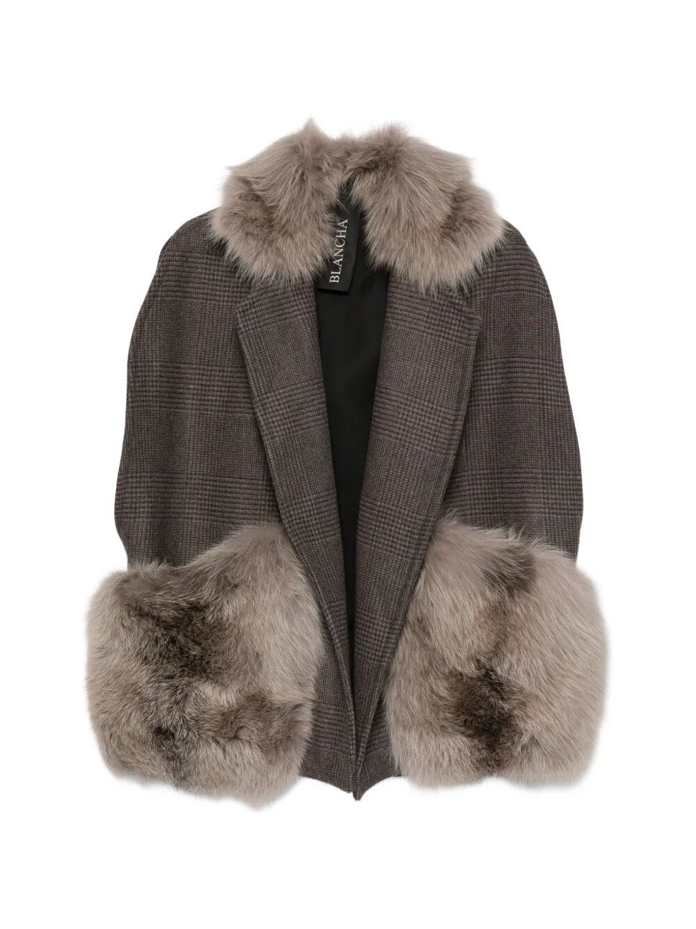Blancha `prince Of Wales` Vest In Brown