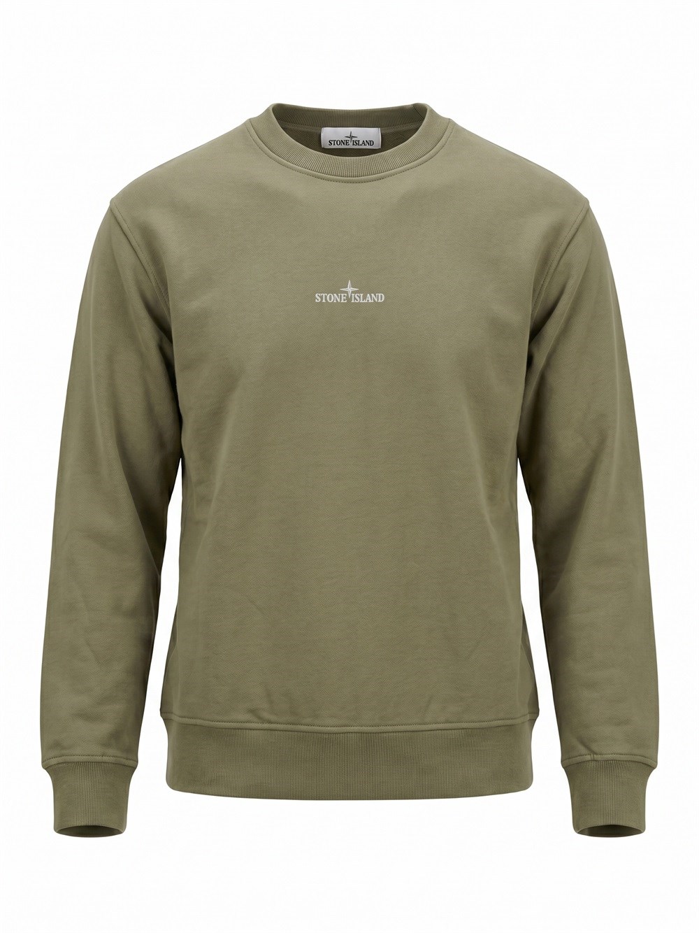 Stone Island Organic Cotton Fleece Sweatshirt