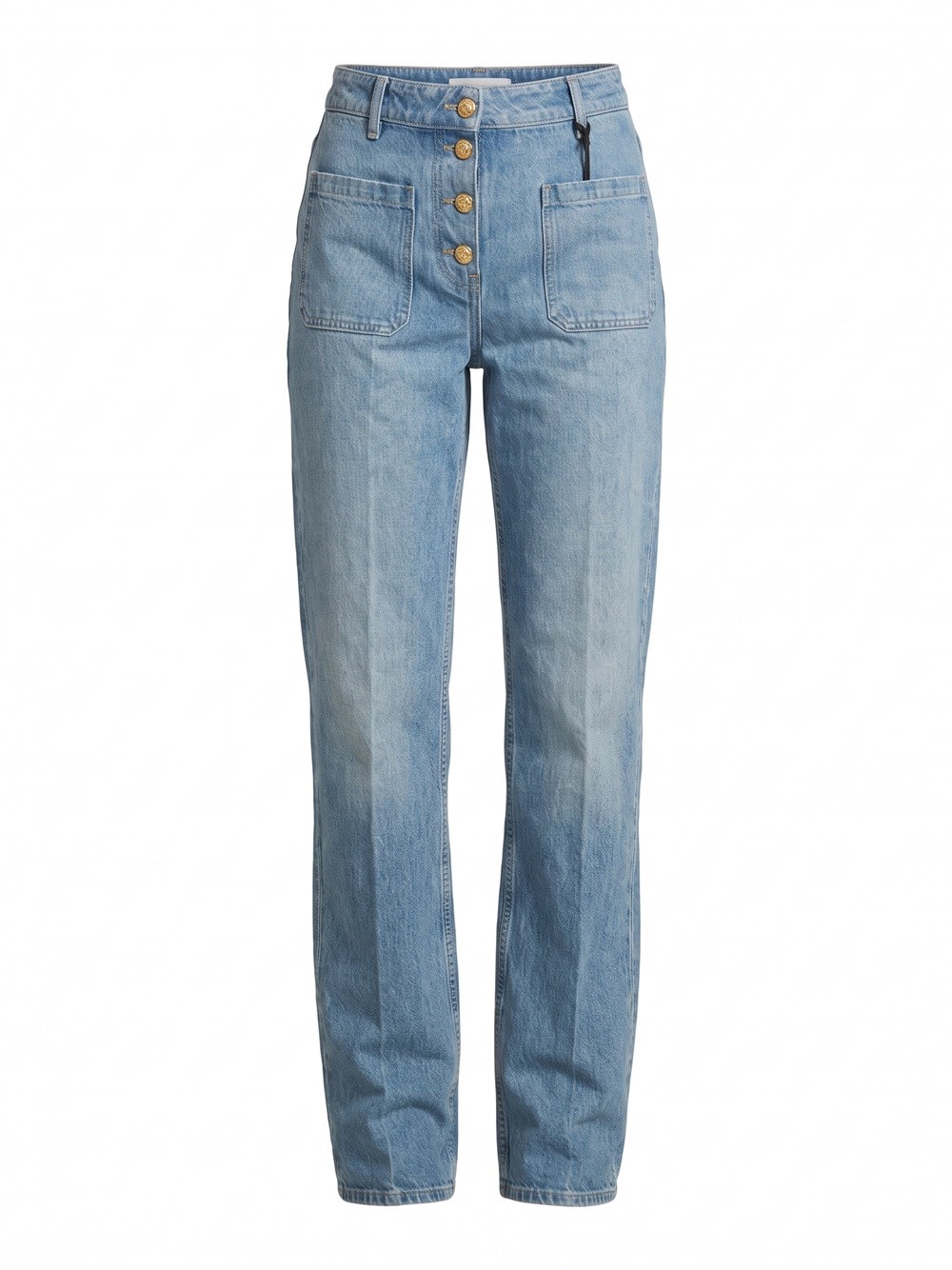 Valentino Garavani , Straight Fit Jeans, Female, Blue, W25, High-Waisted Jeans - Image 2