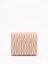 Miu Miu Small Matelassé Nappa Leather Wallet