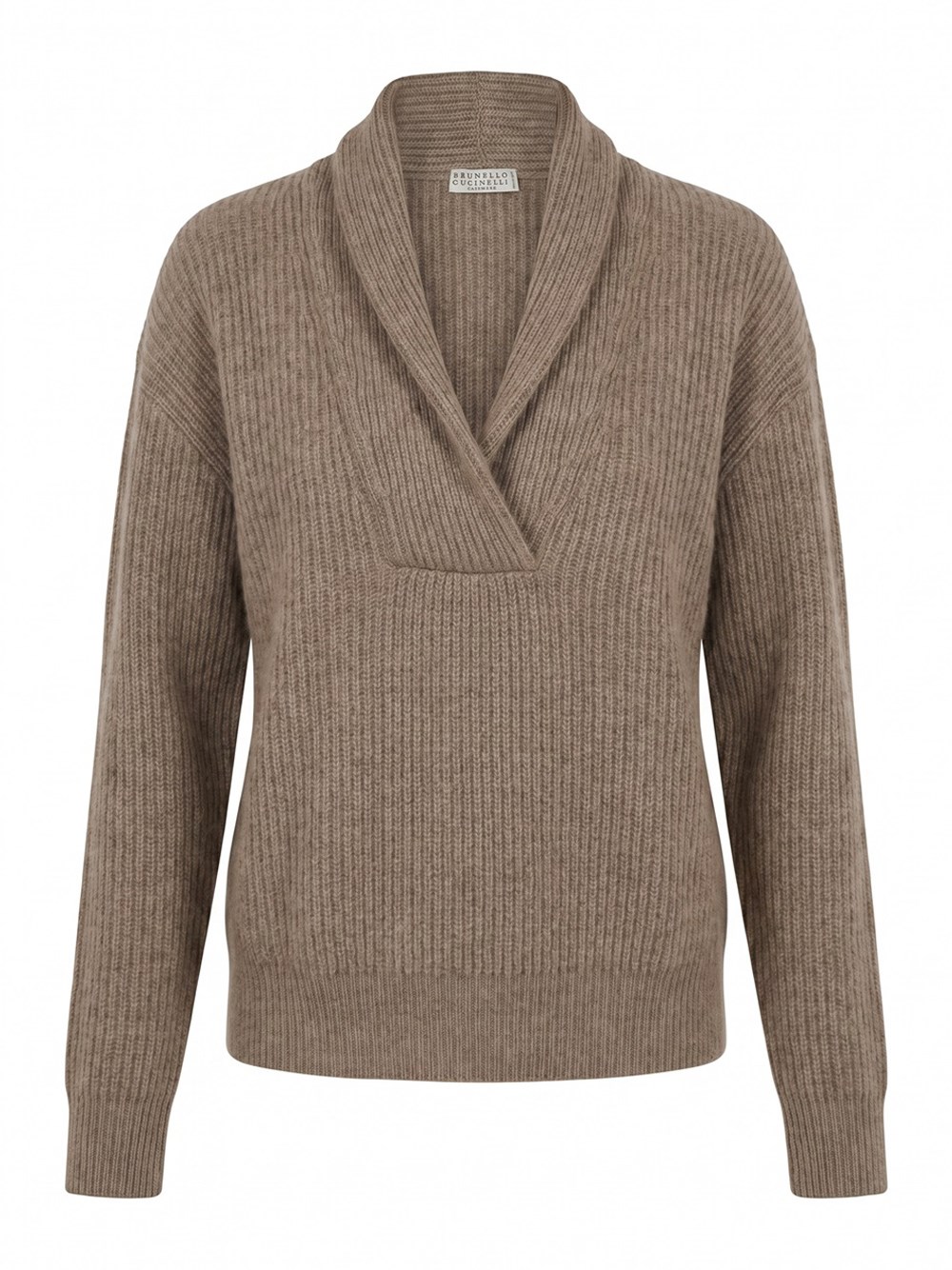 Brunello Cucinelli Cashmere English Rib Sweater