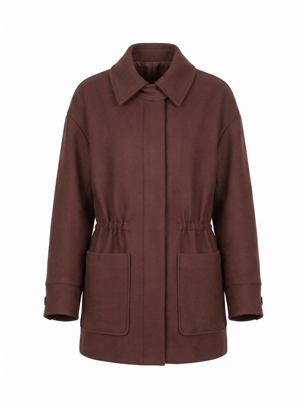 Patrizia Pepe , Light Jackets, Female, Brown, Xs, Coats - Image 2