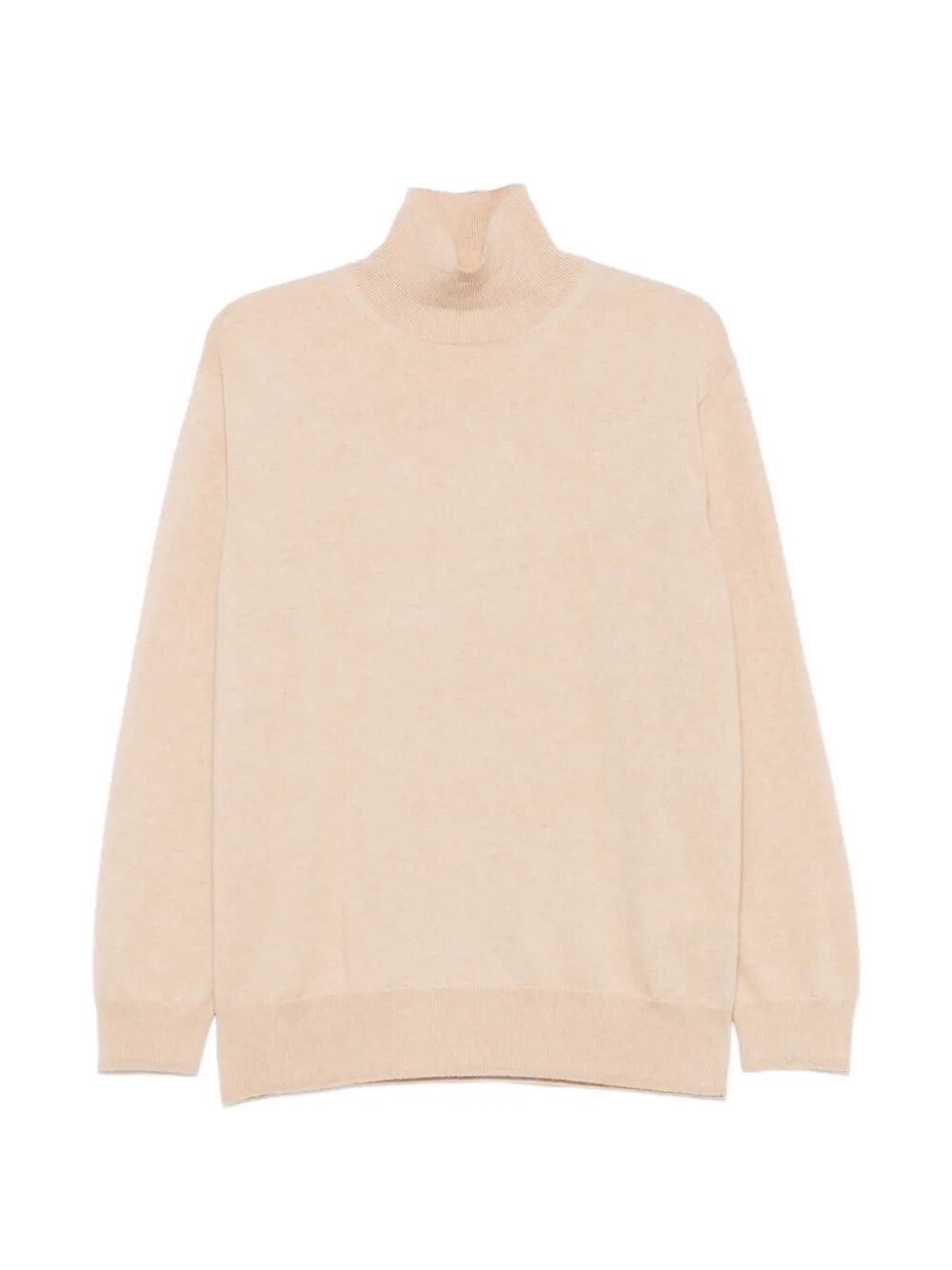 Malo Turtle Neck Sweater In Beige