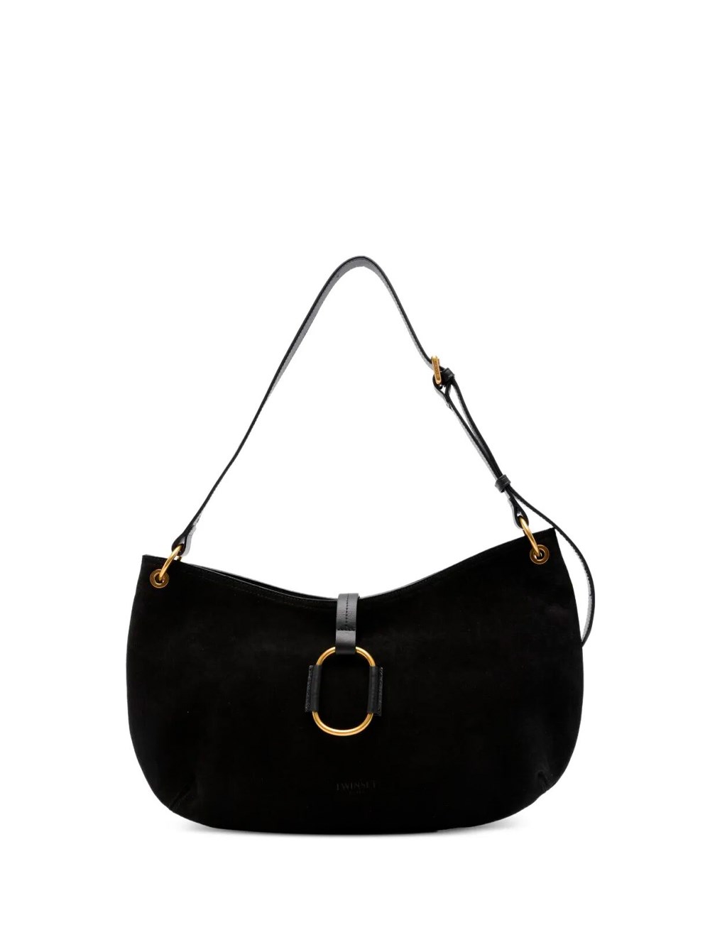 Twin Set Suede Hobo Bag