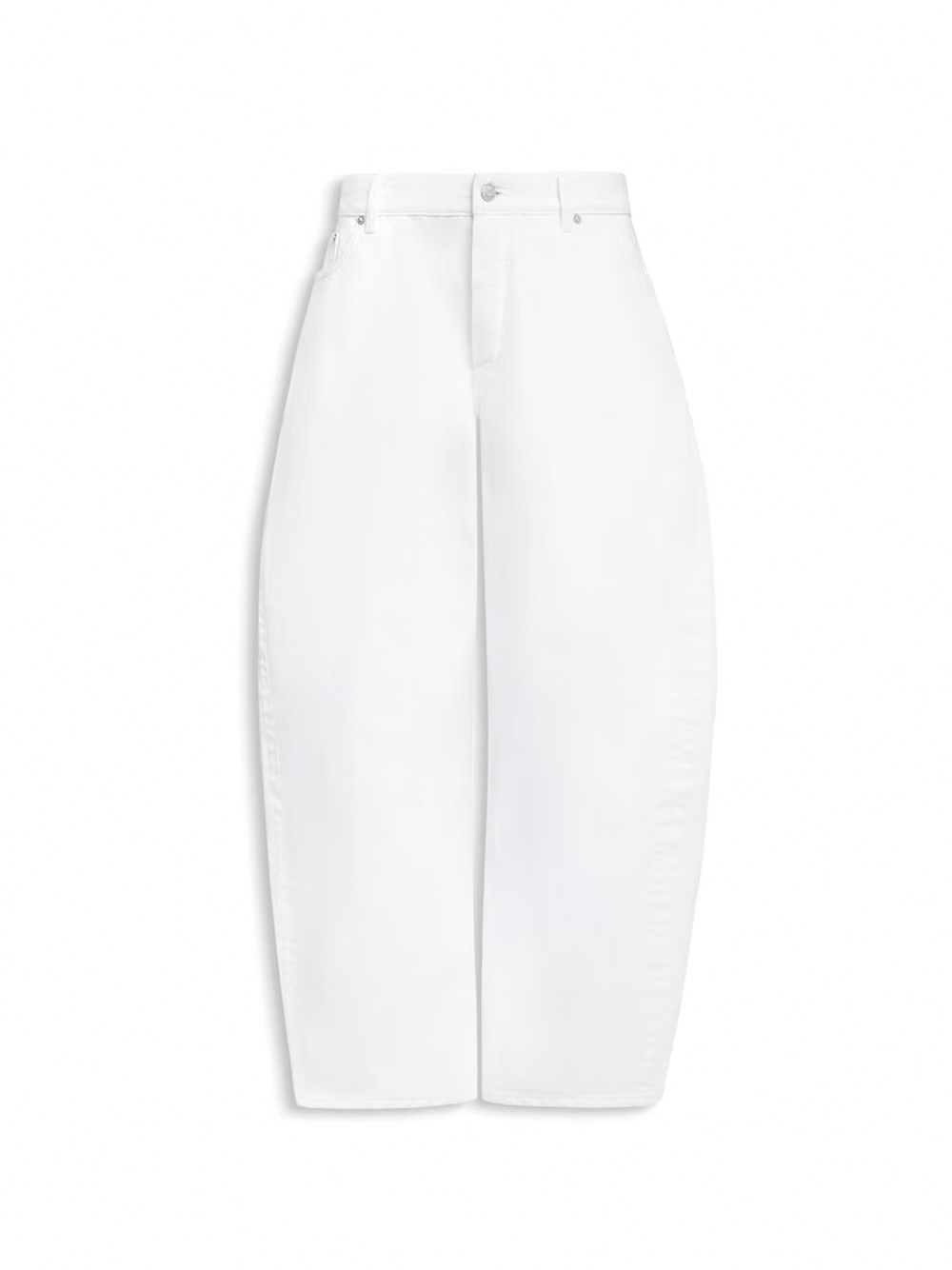 Alaïa Donna Bianco Jeans, W26, New, - Immagine 2