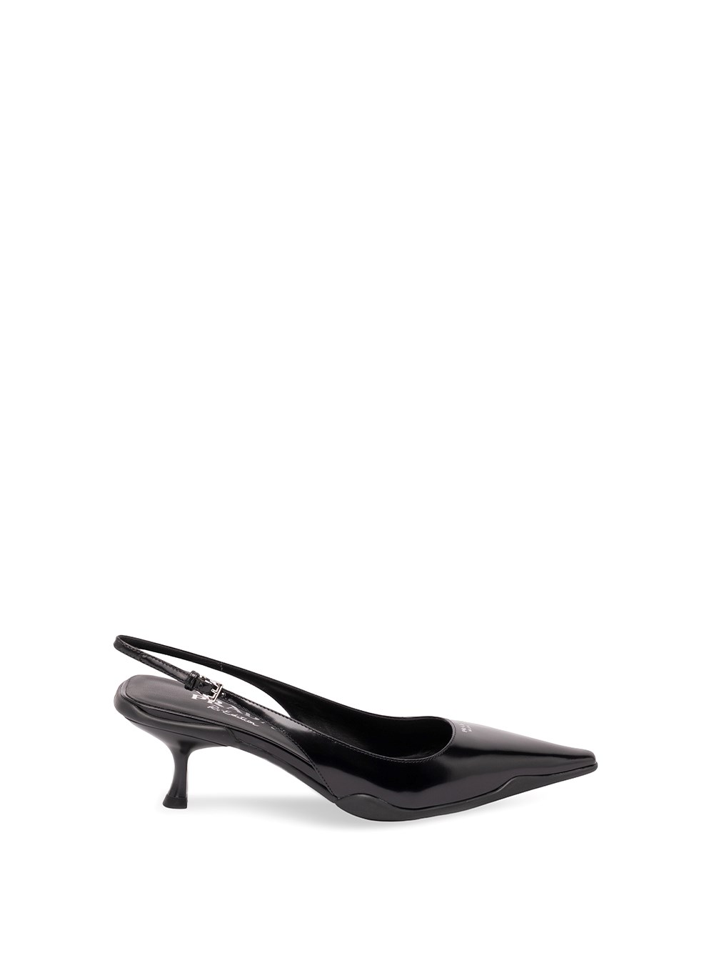 Prada Brushed Leather Slingback Pumps