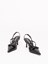 Prada Brushed Leather Slingback Pumps