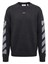 Off White `Diag Fuzzy` Crew Neck Sweater