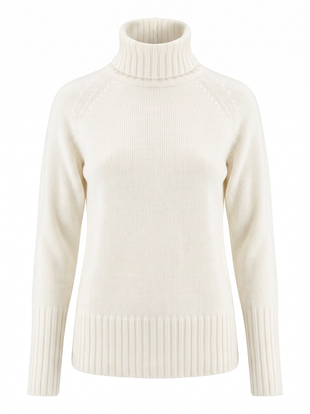 Drumohr Turtle Neck Sweater In White