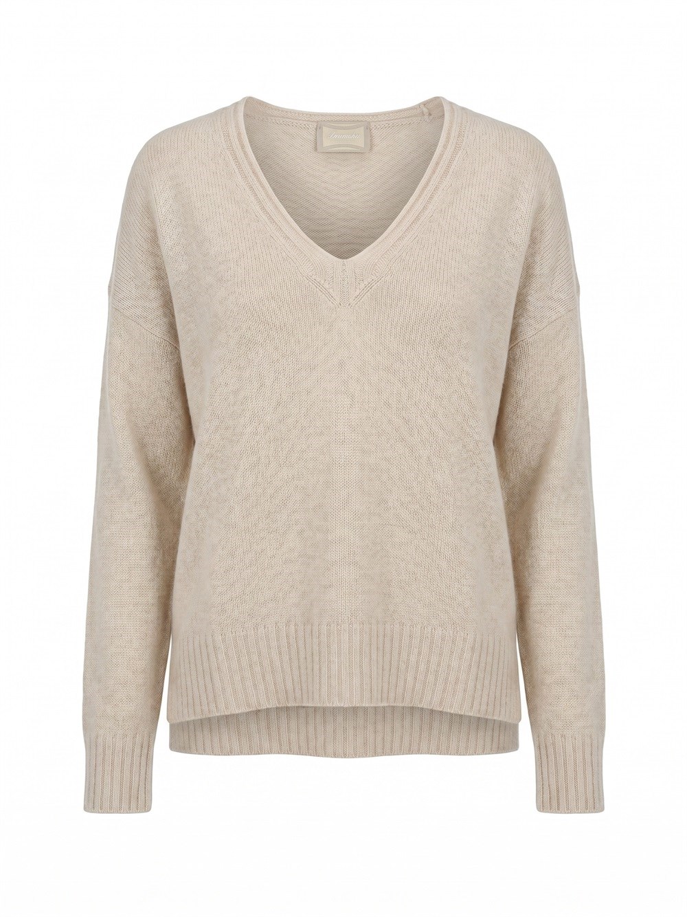 Drumohr V-neck Sweater In Beige
