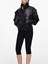 Self-Portrait Faux Leather Bomber Jacket
