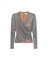 Self-Portrait Rhinestone Mesh Wrap Top