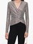 Self-Portrait Rhinestone Mesh Wrap Top