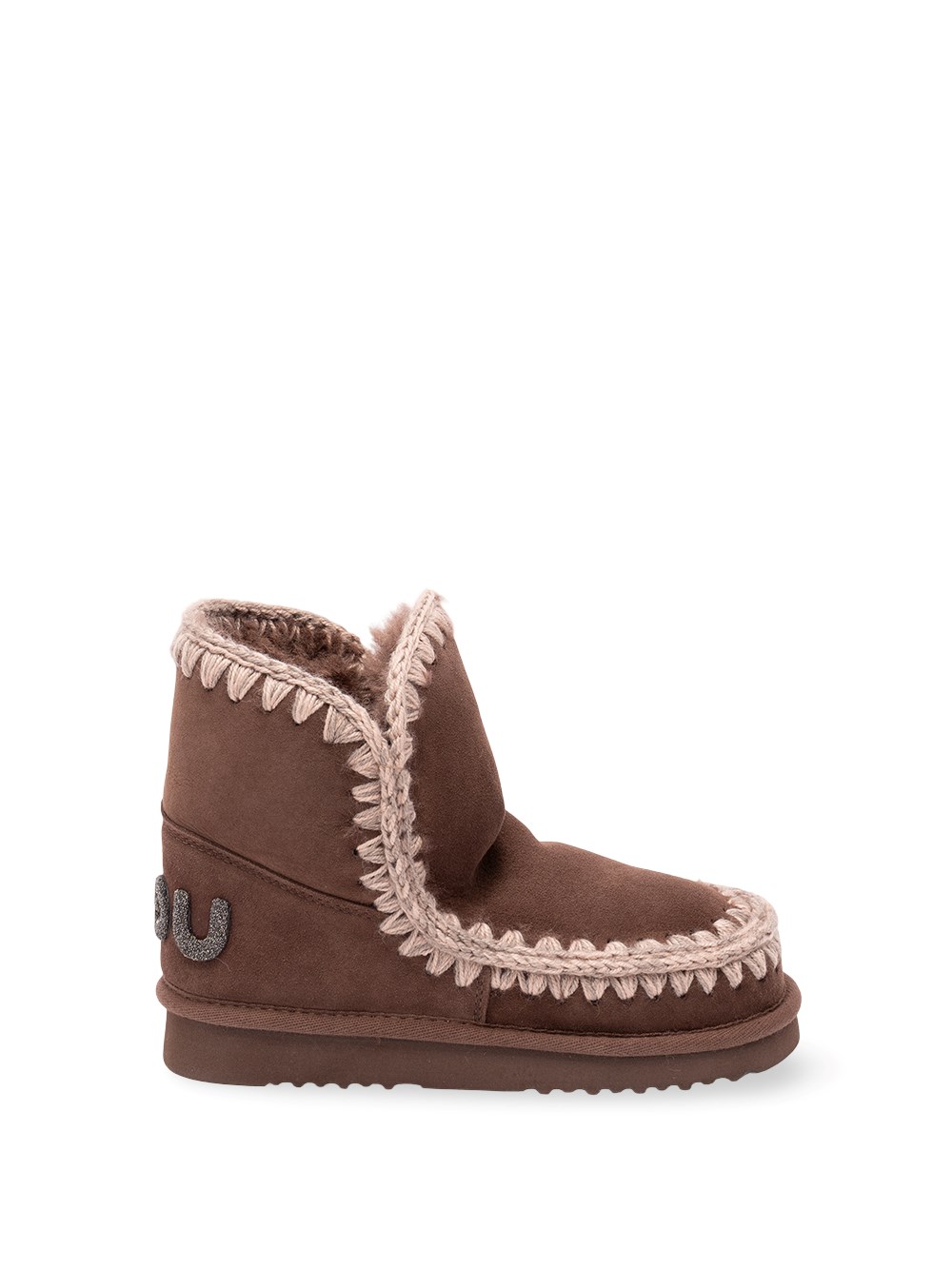 Mou , Winter Boots, Female, Brown, 3 Uk, Eskimo 18 Glitter Logo Ankle Boot - Image 4