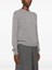Prada Sweater with Jeweled Scarf Detail