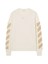 Off White `Diag Fuzzy` Crew Neck Sweater