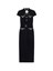 Self-Portrait Wool Crepe Midi Dress