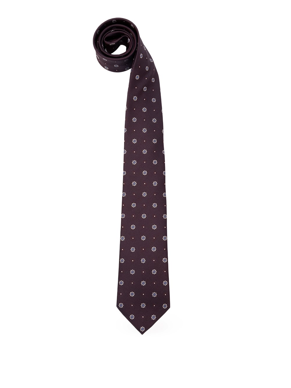 Saint Laurent Tie In Silk Jacquard