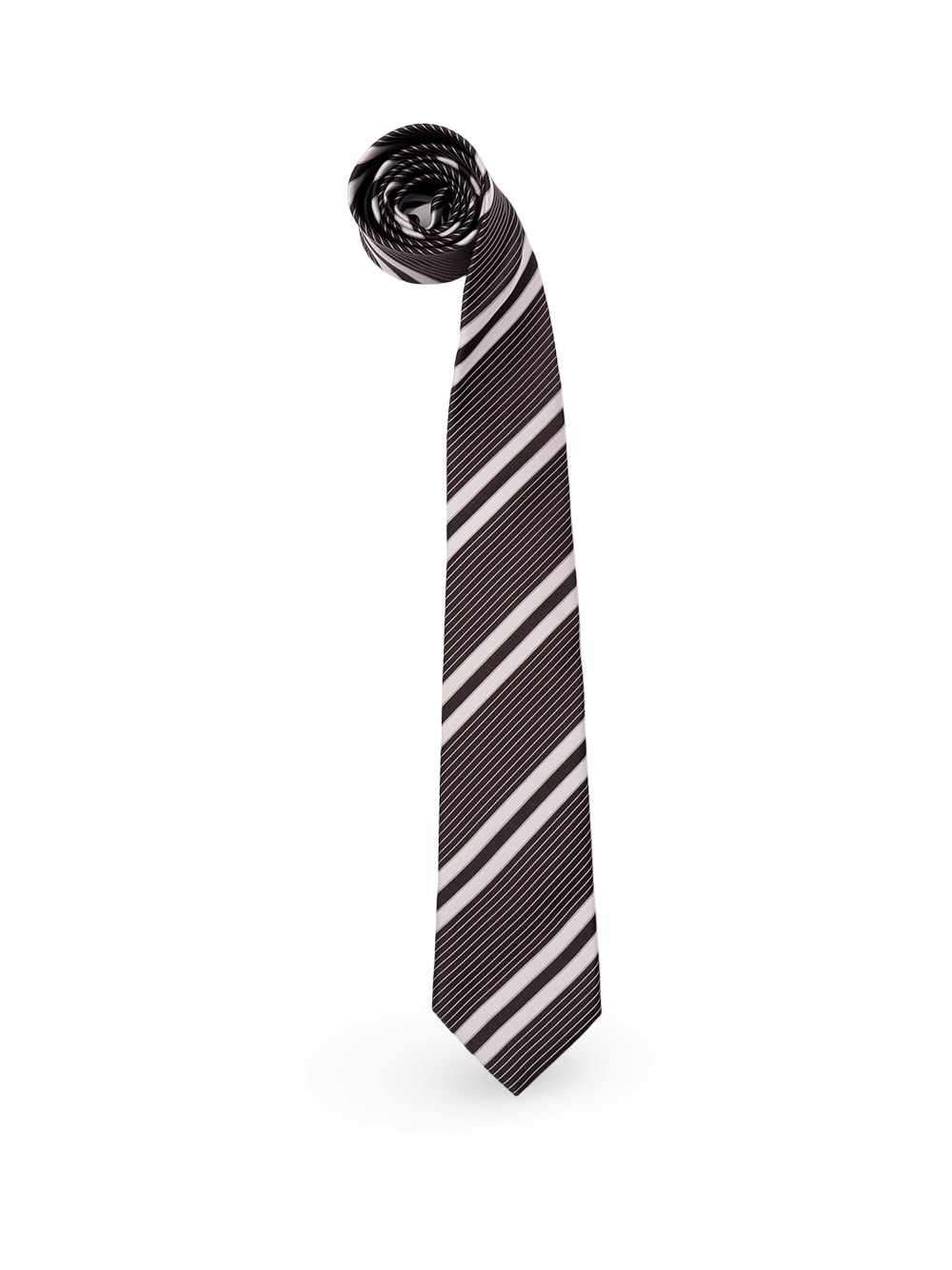 Saint Laurent Saint Laurent Striped Tie In Silk Jacquard