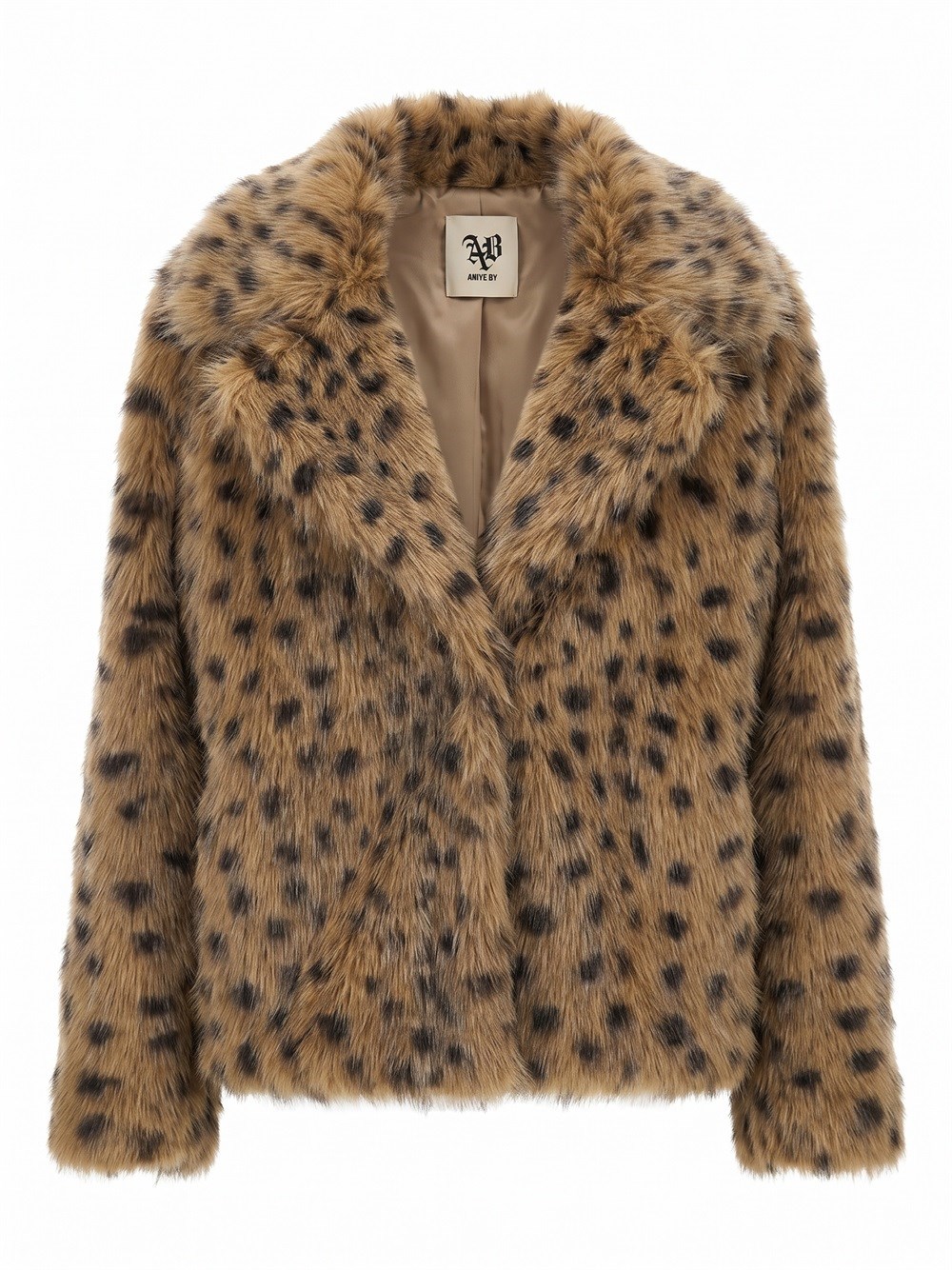 Aniye By Raya Faux Fur Jacket In Brown