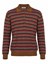 Prada Striped Polo-Neck Sweater