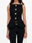 Self-Portrait Wool Crepe Top